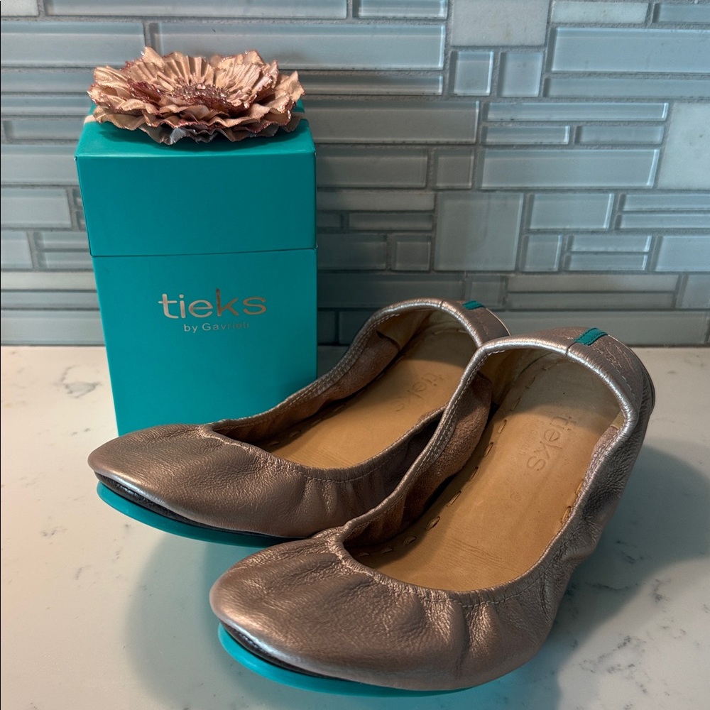 Rosé Tieks - Worn Once!